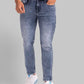 Men Skinny Cropped Fit Blue Jeans