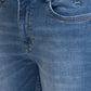 Men Skinny Cropped Fit Blue Jeans
