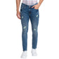 Men Skinny Fit Black Jeans