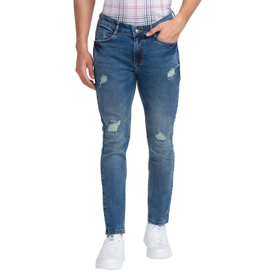 Men Skinny Fit Black Jeans