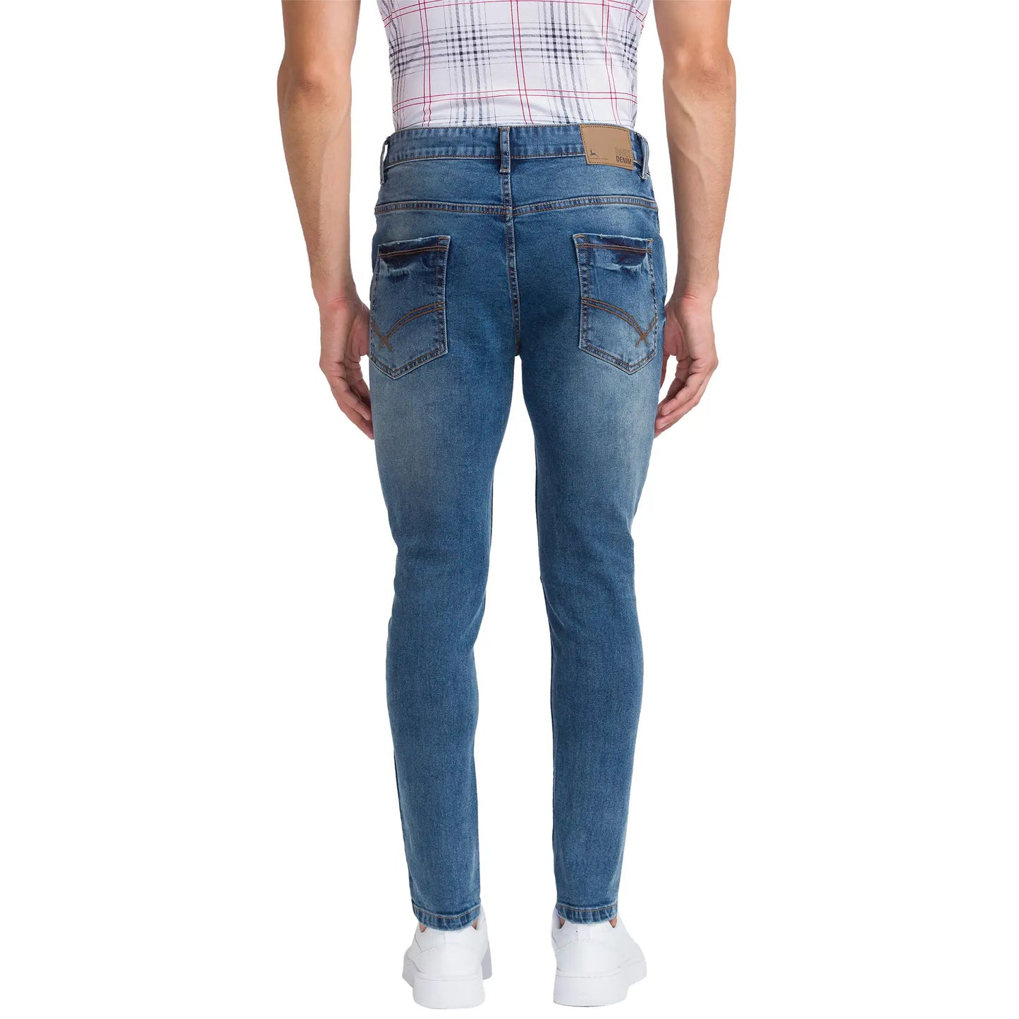 Men Skinny Fit Black Jeans