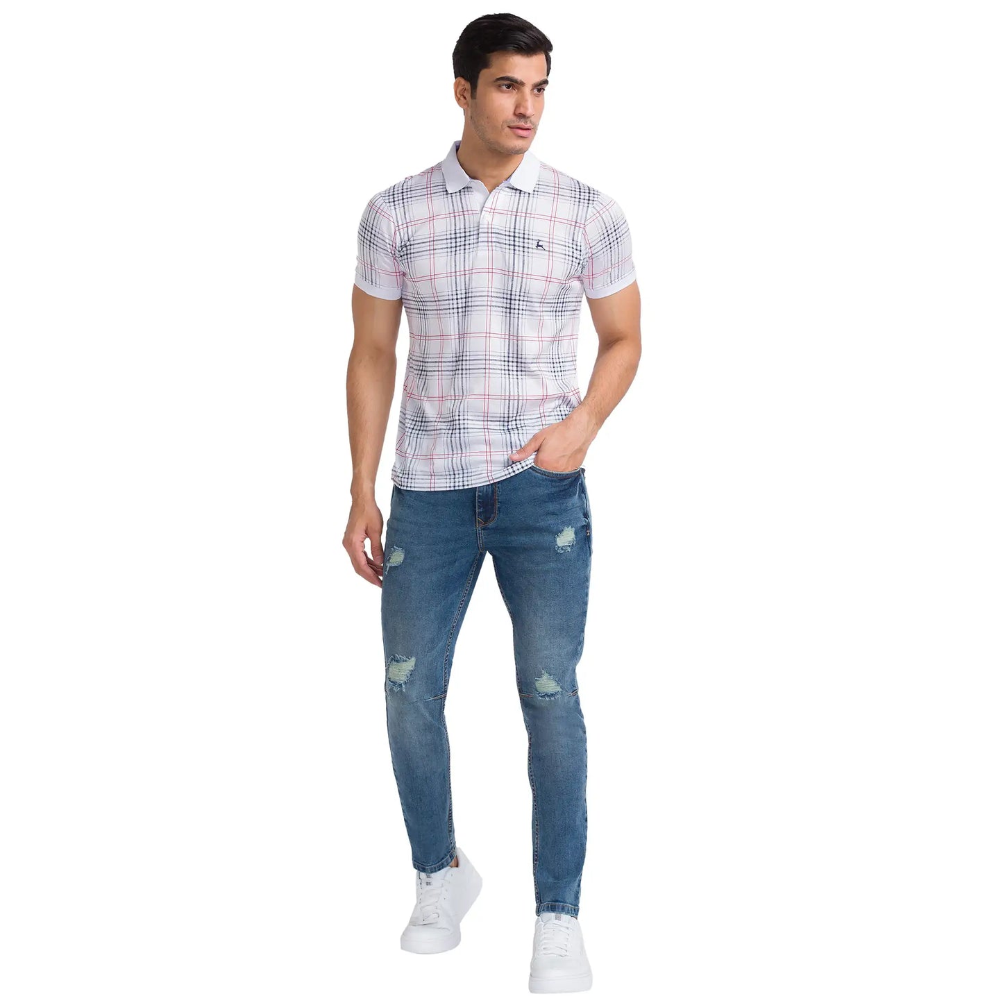 Men Skinny Fit Black Jeans