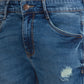 Men Skinny Fit Black Jeans