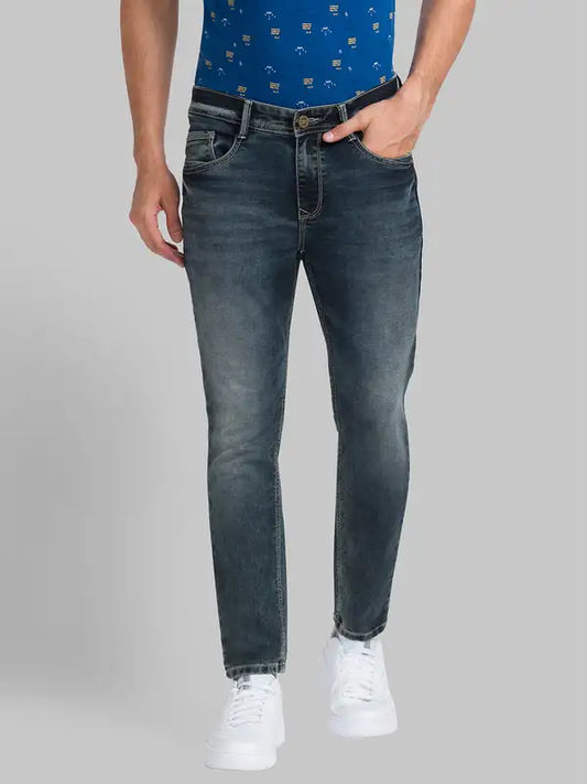 Men Regular Fit Blue Jeans