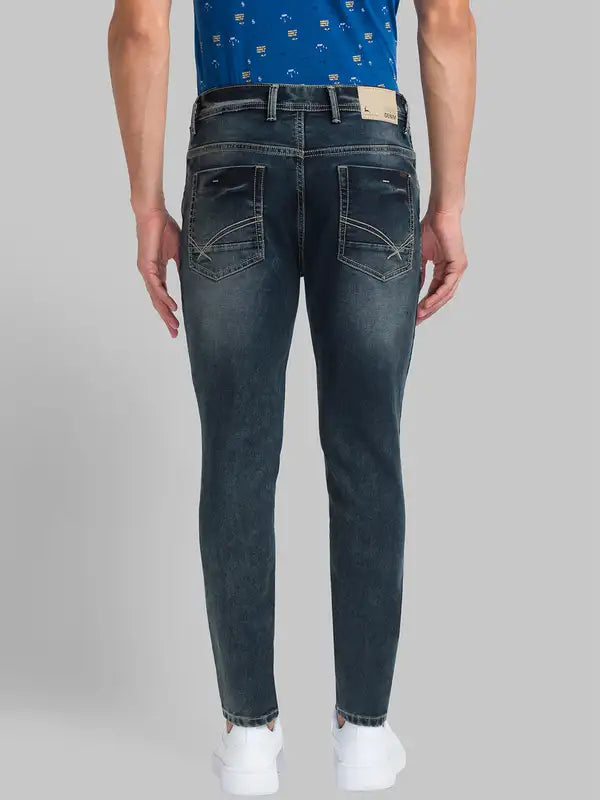 Men Regular Fit Blue Jeans