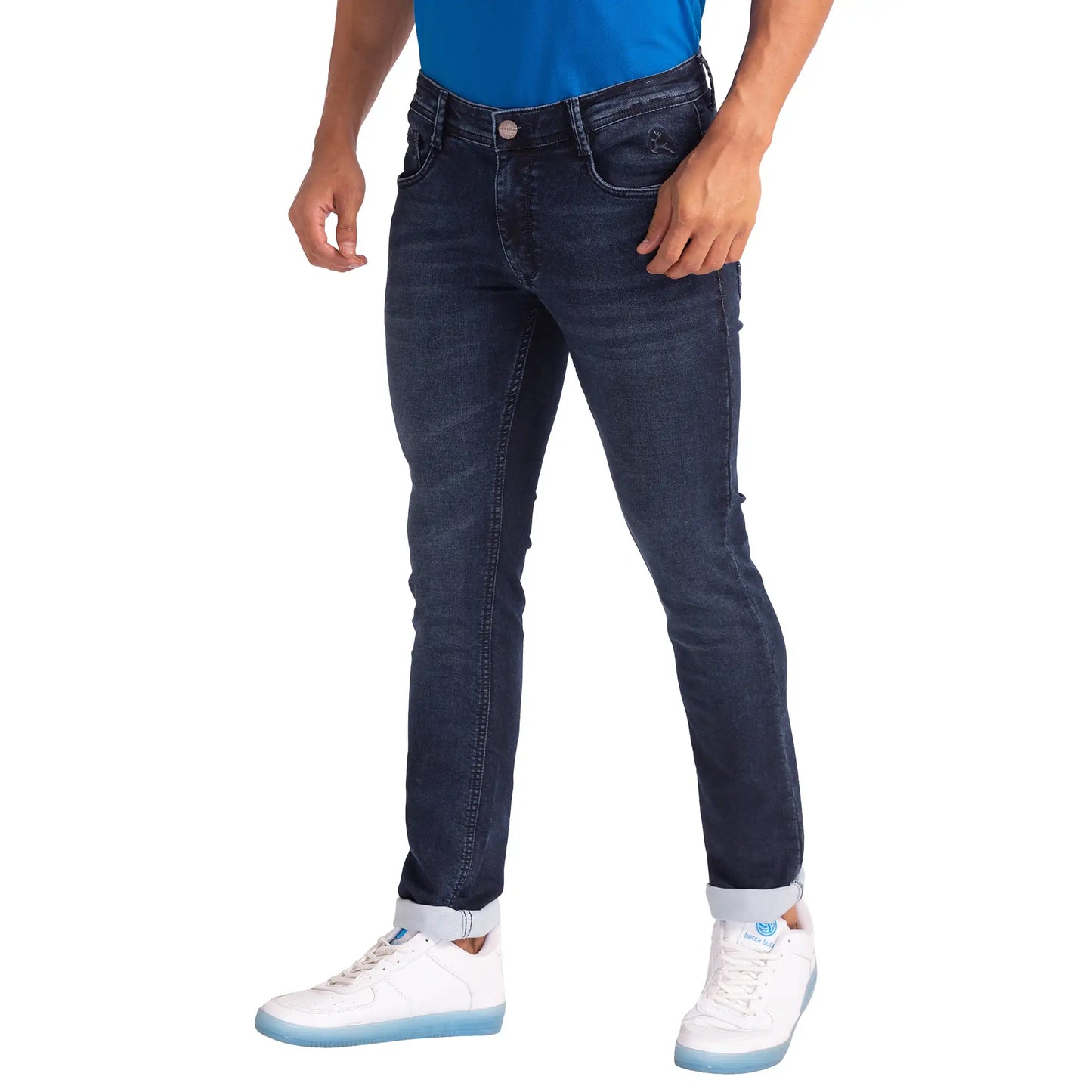 Men Skinny Fit Grey Jeans