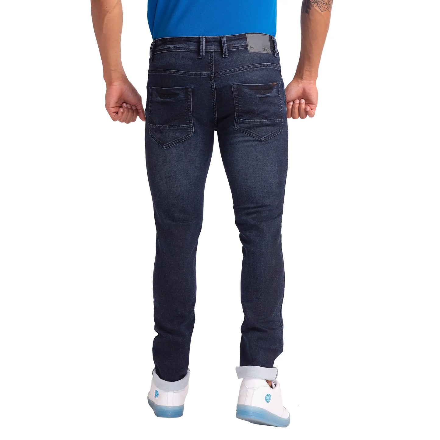 Men Skinny Fit Grey Jeans