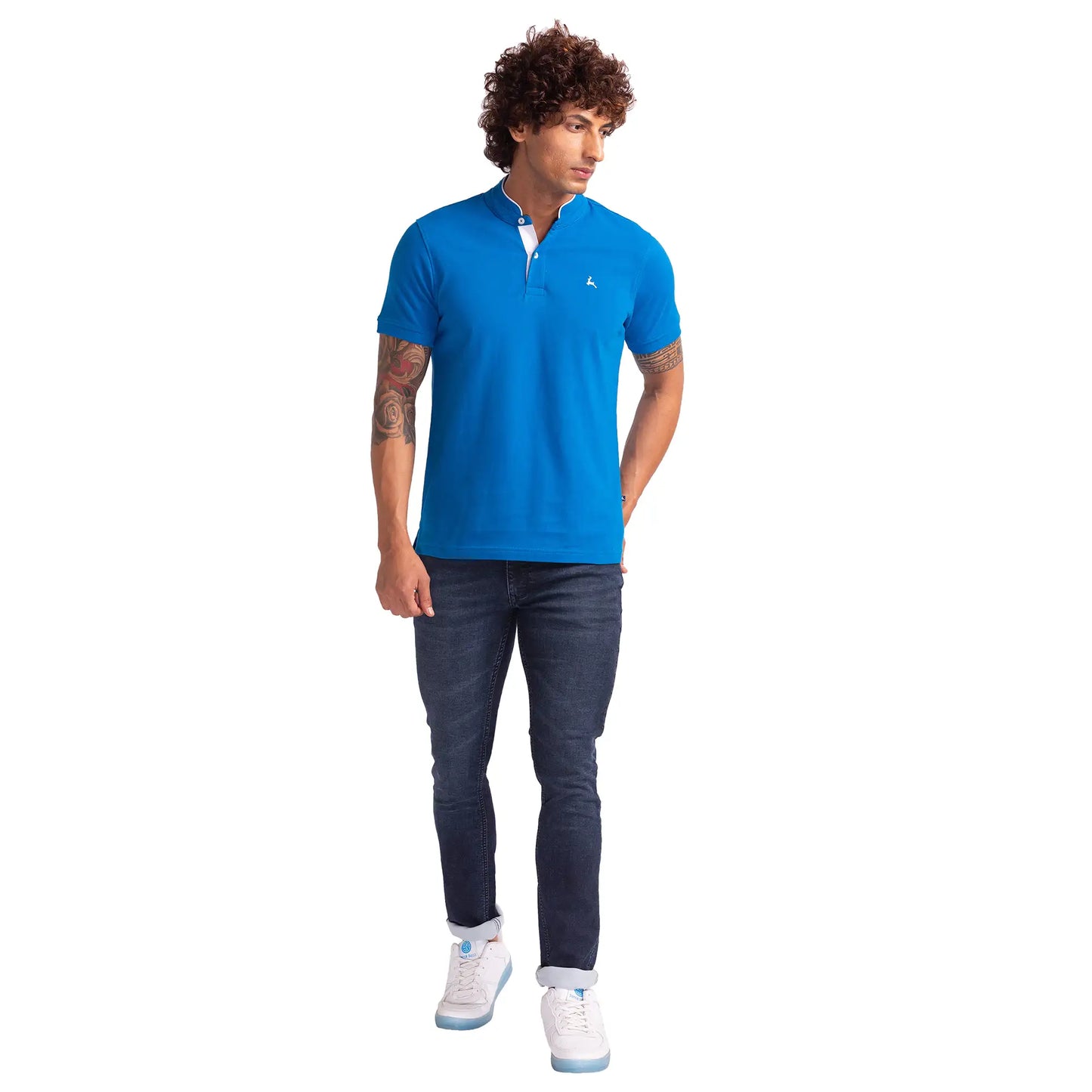 Men Skinny Fit Grey Jeans