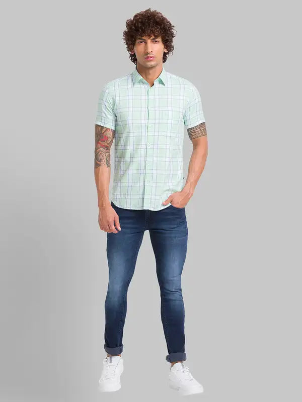 Men Skinny Fit Blue Jeans