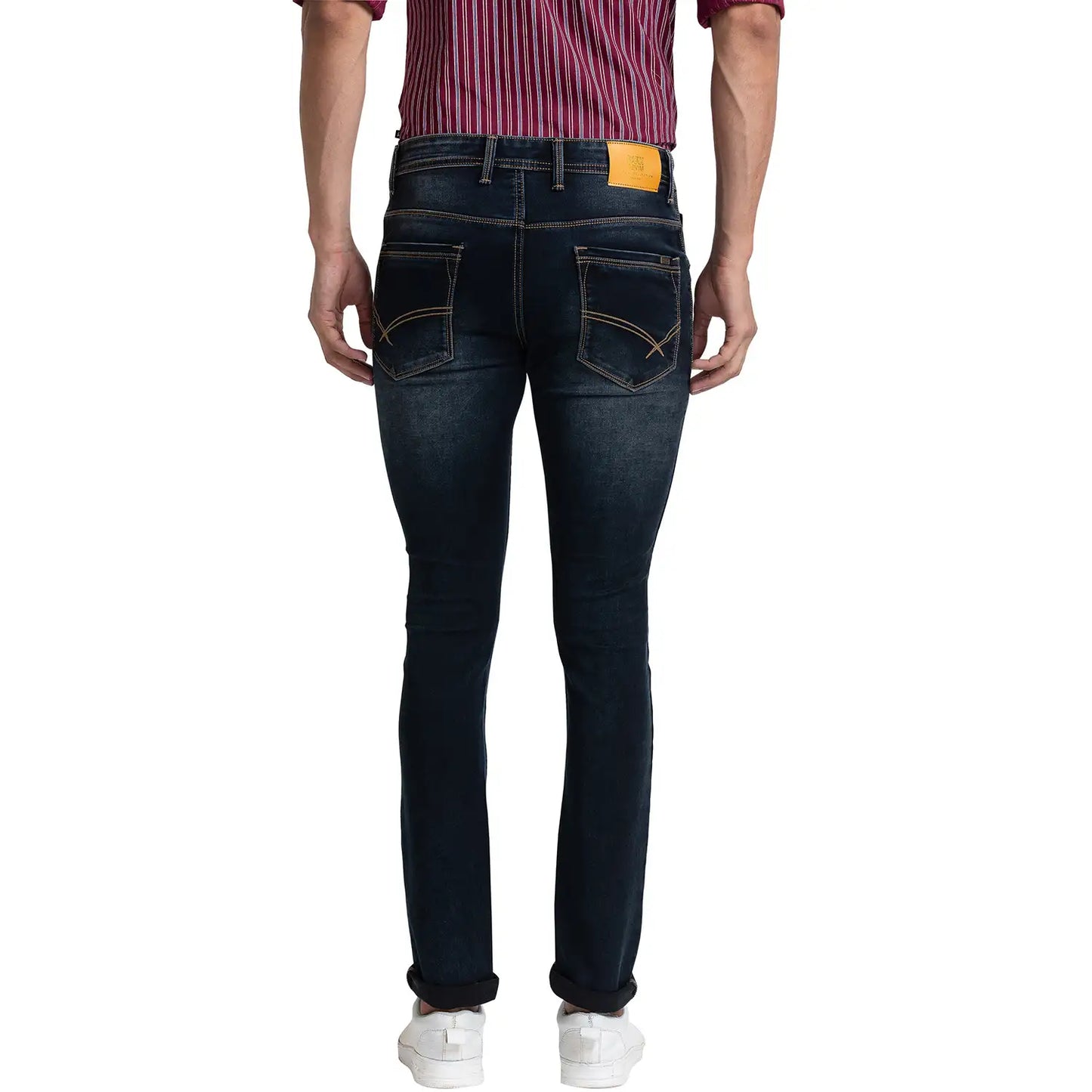 Men Skinny Fit Blue Jeans
