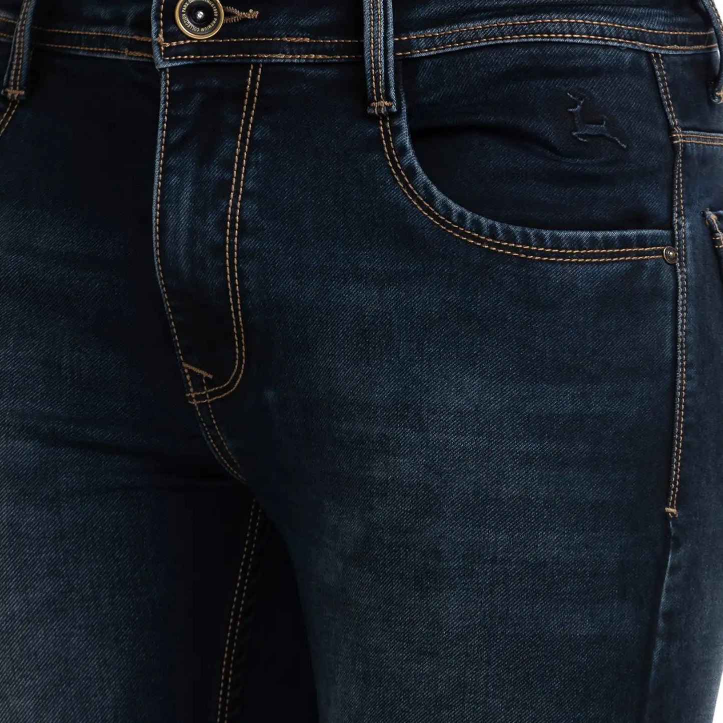 Men Skinny Fit Blue Jeans