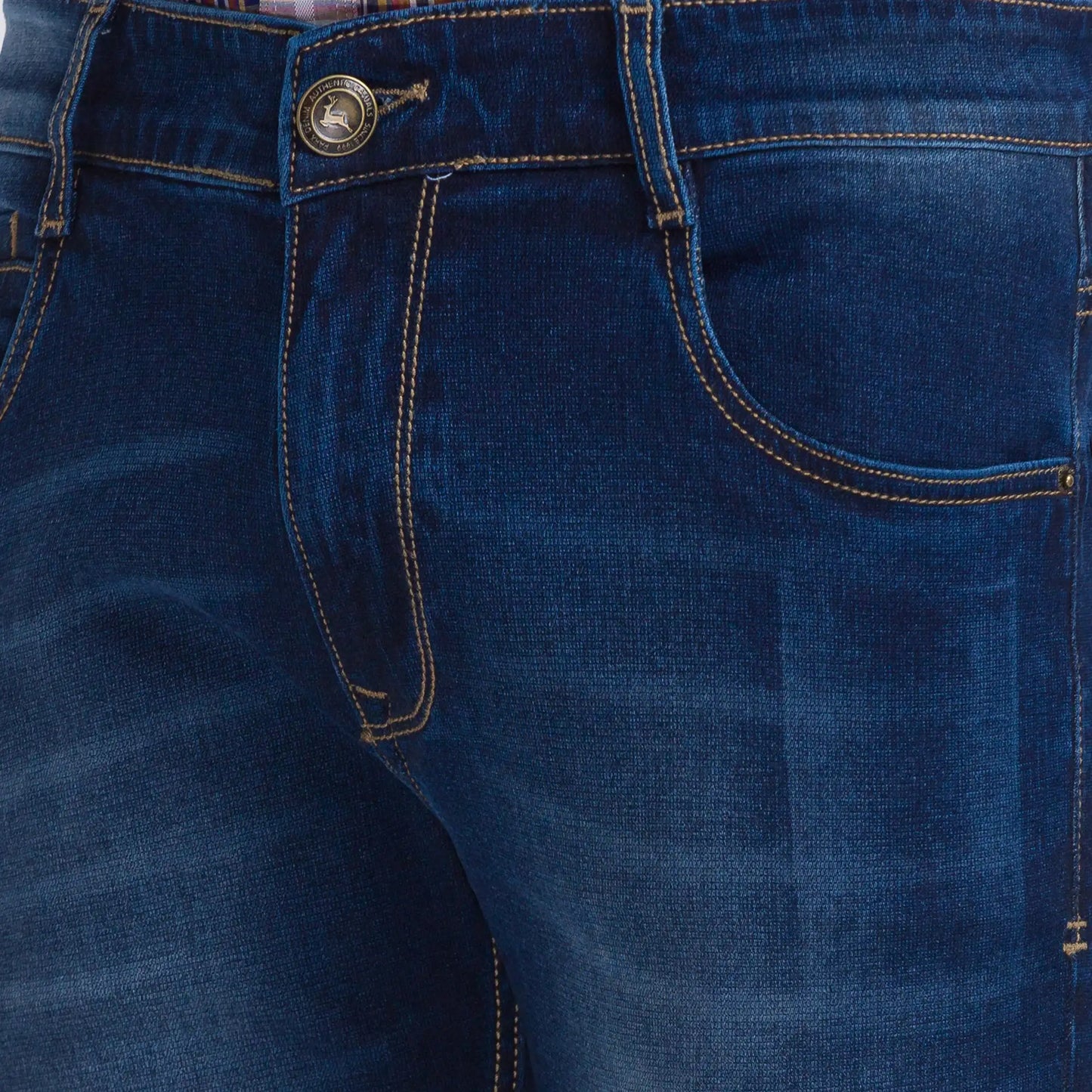 Men Skinny Fit Blue Jeans