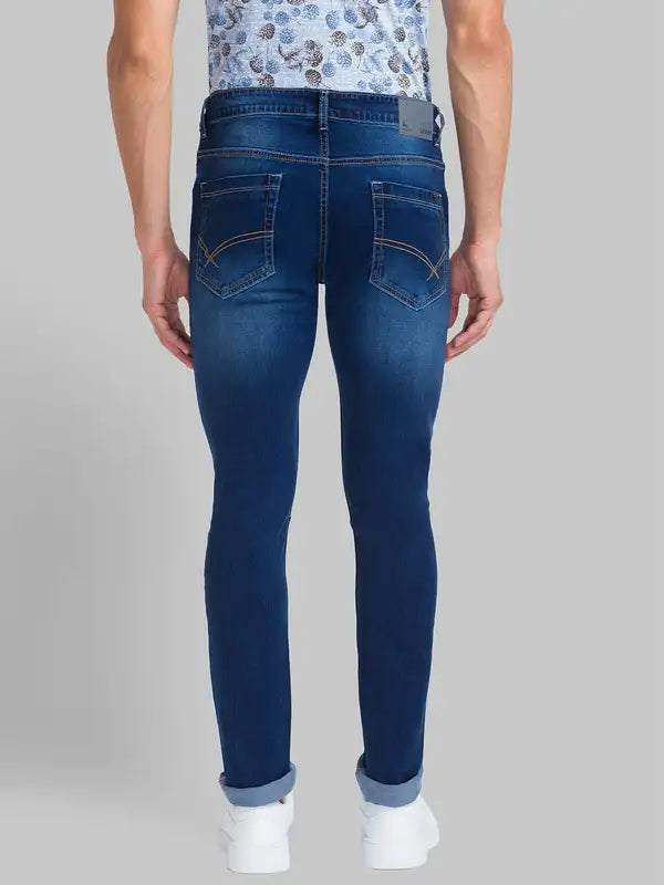 Men Skinny Fit Blue Jeans