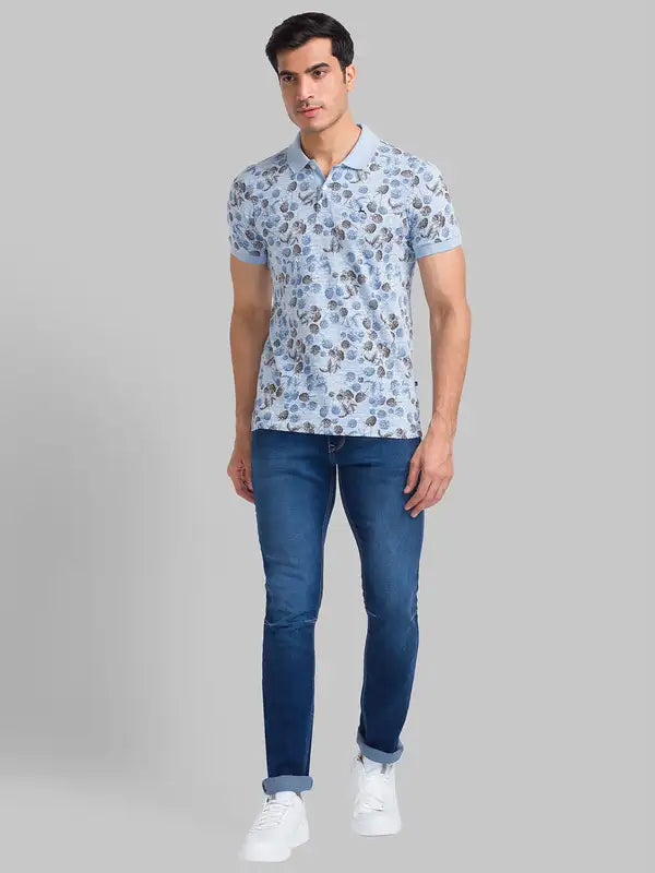Men Skinny Fit Blue Jeans