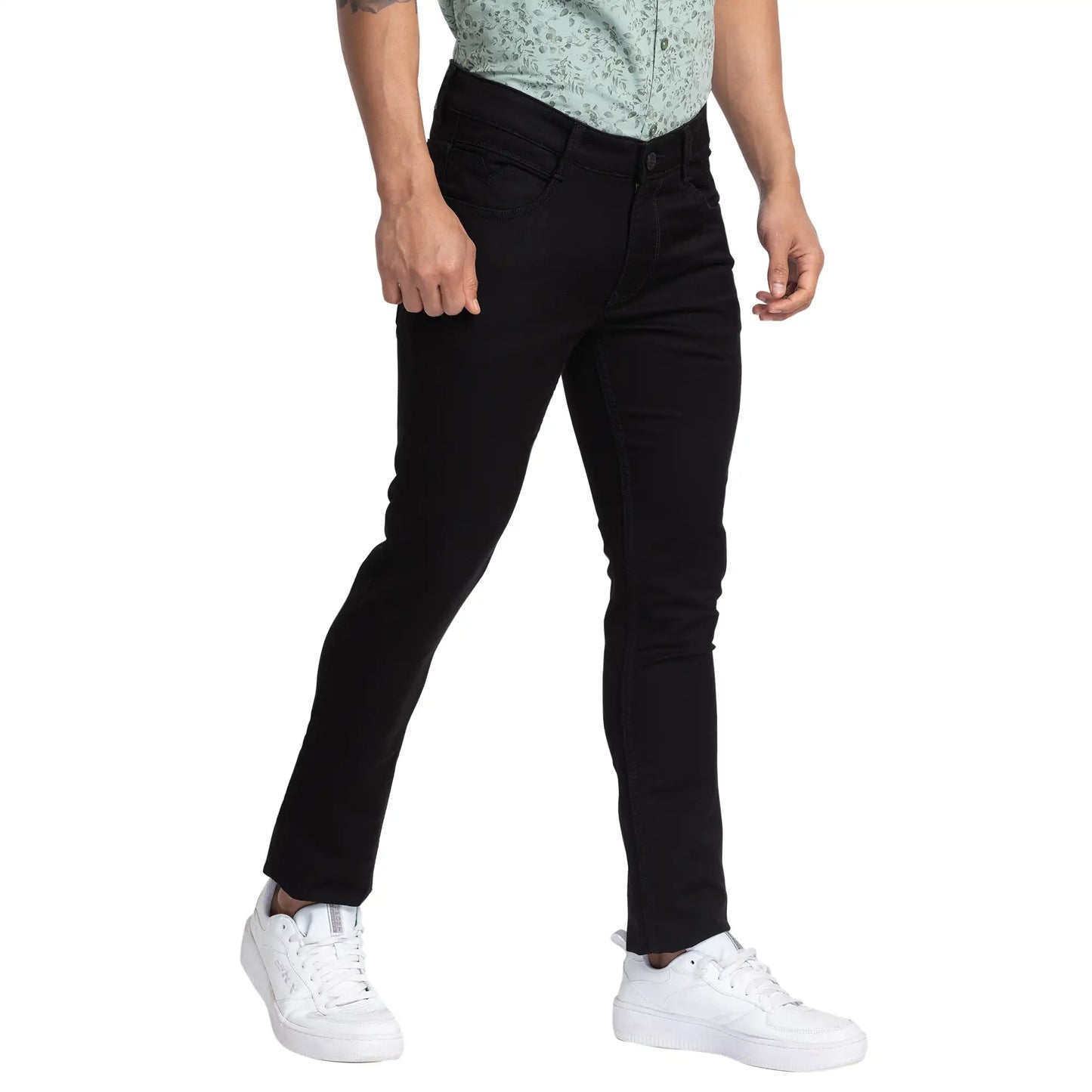 Men Skinny Fit Blue Jeans