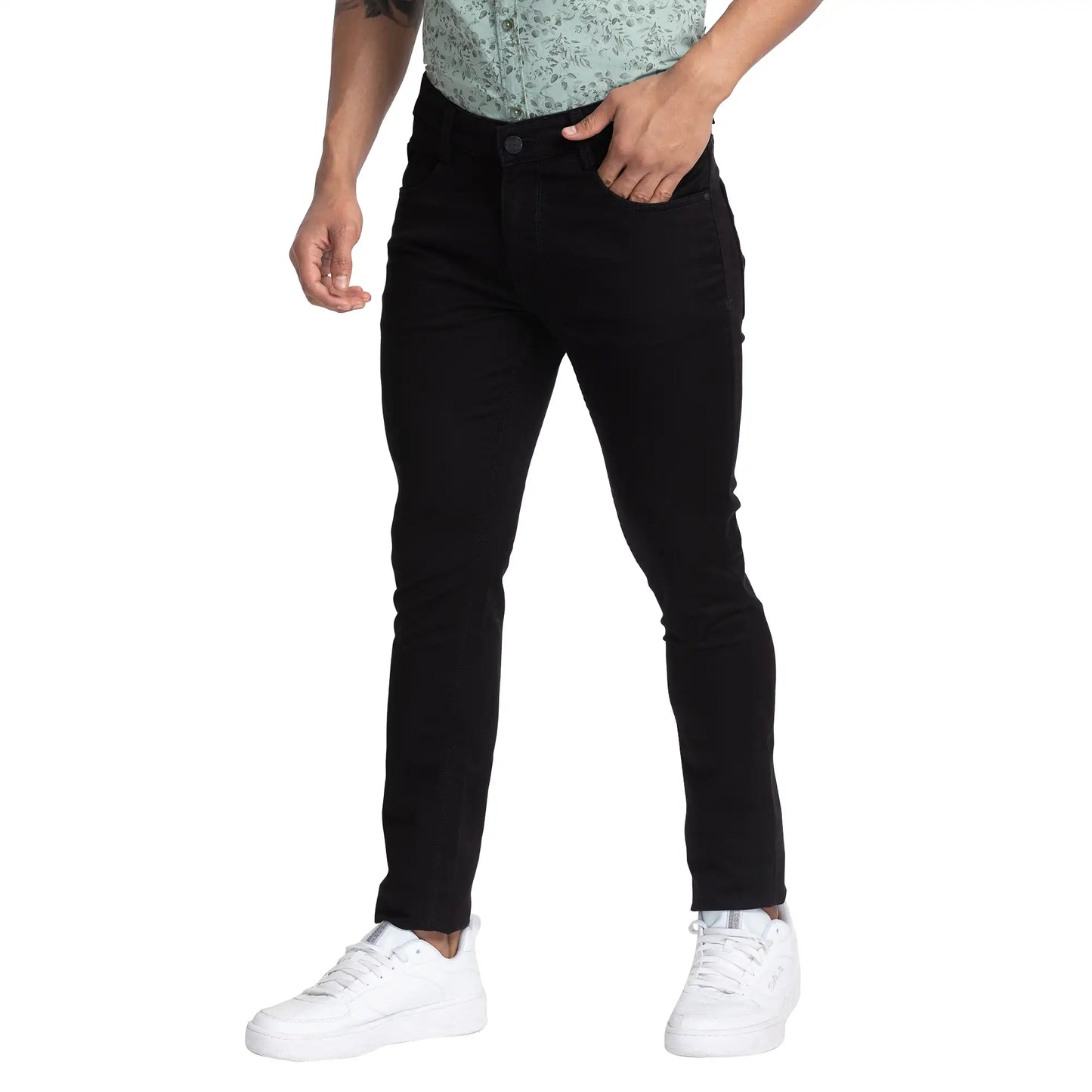 Men Skinny Fit Blue Jeans