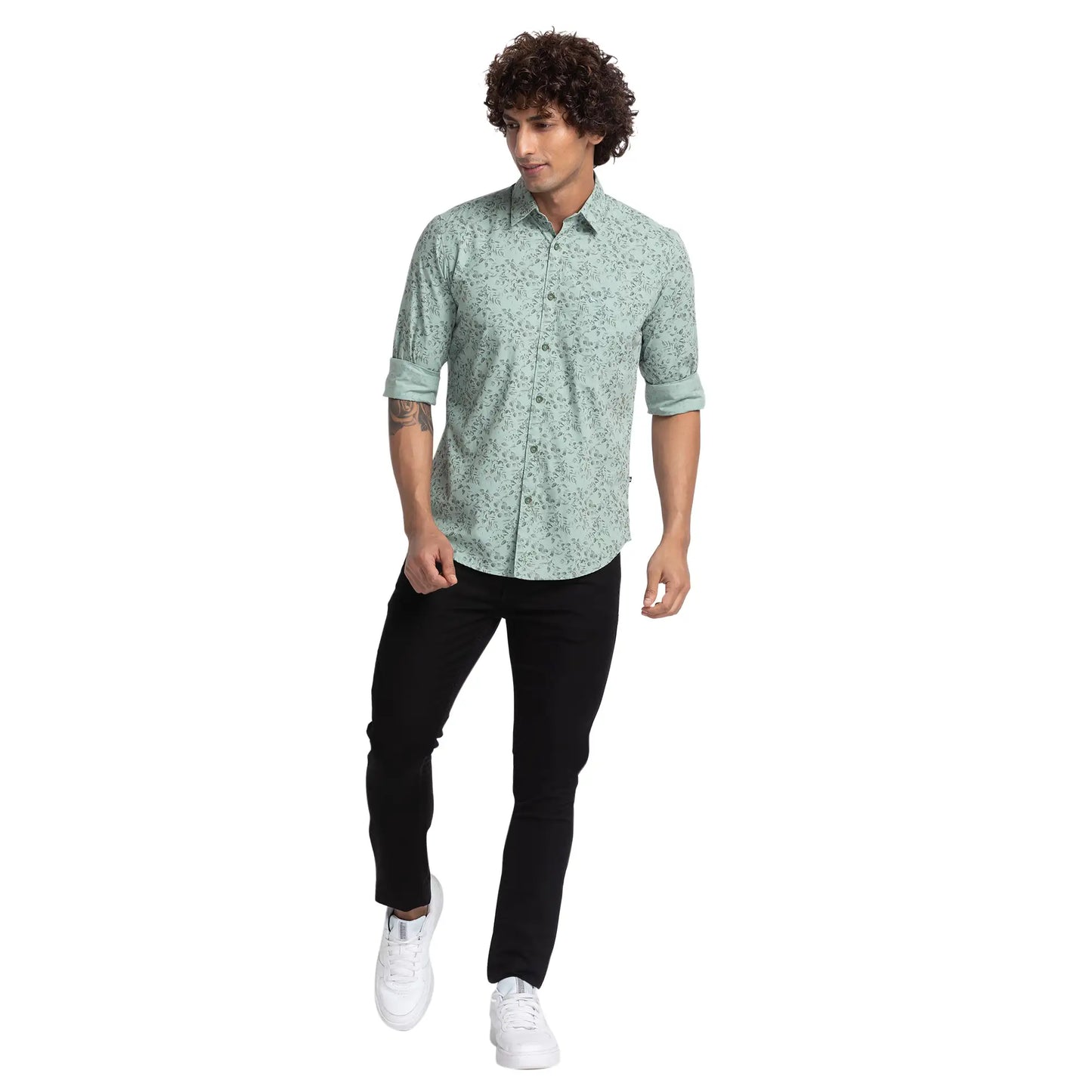 Men Skinny Fit Blue Jeans