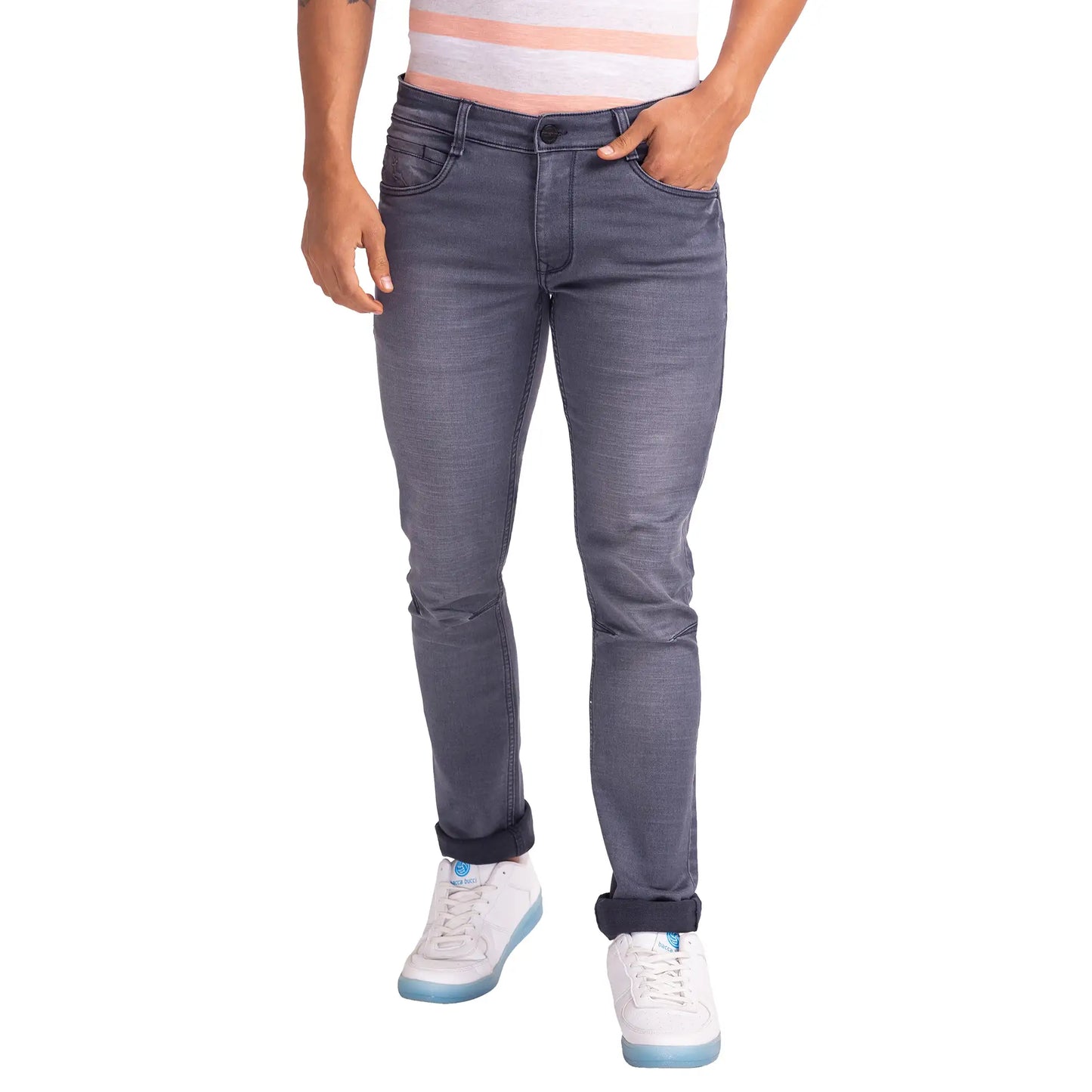 Men Skinny Fit Blue Jeans