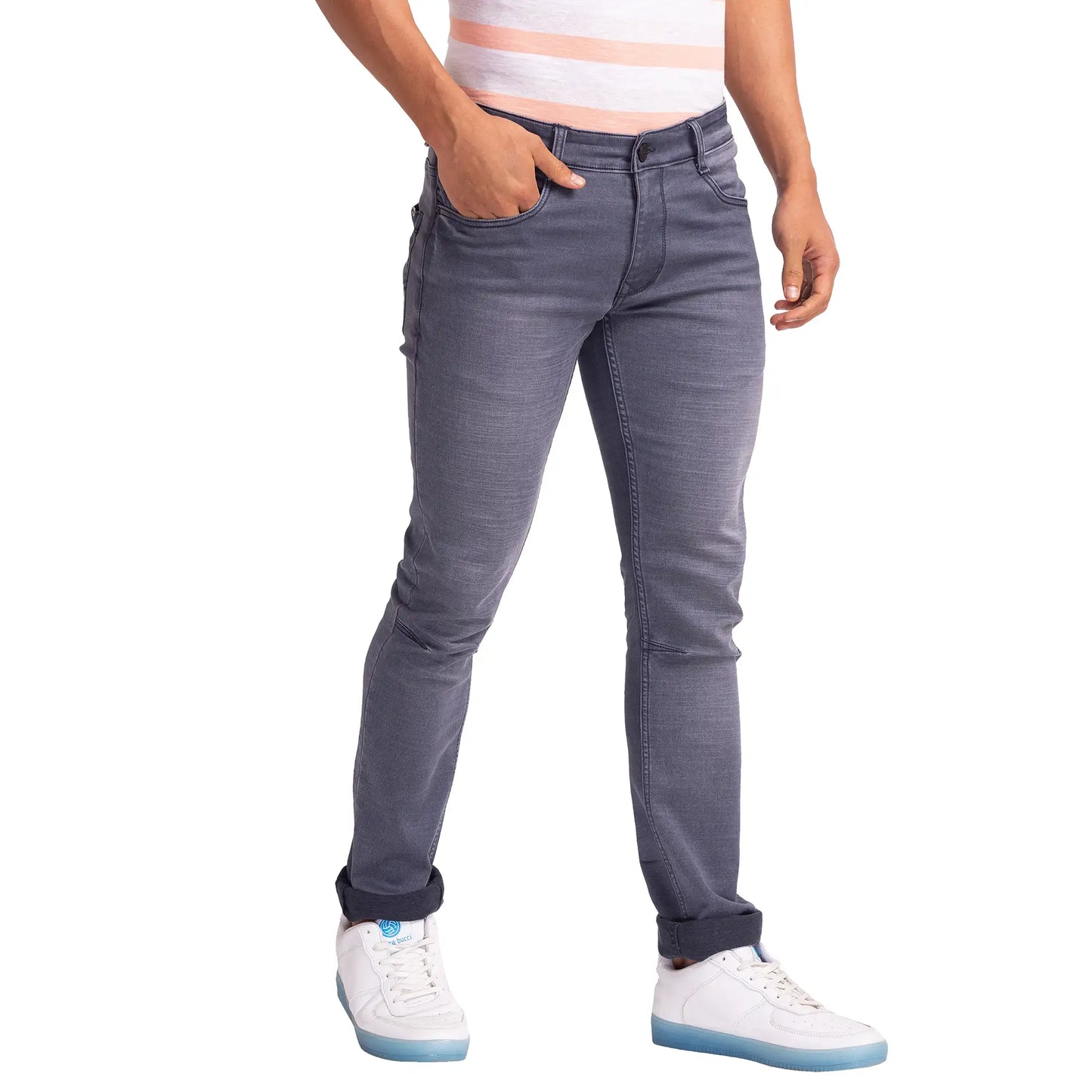 Men Skinny Fit Blue Jeans