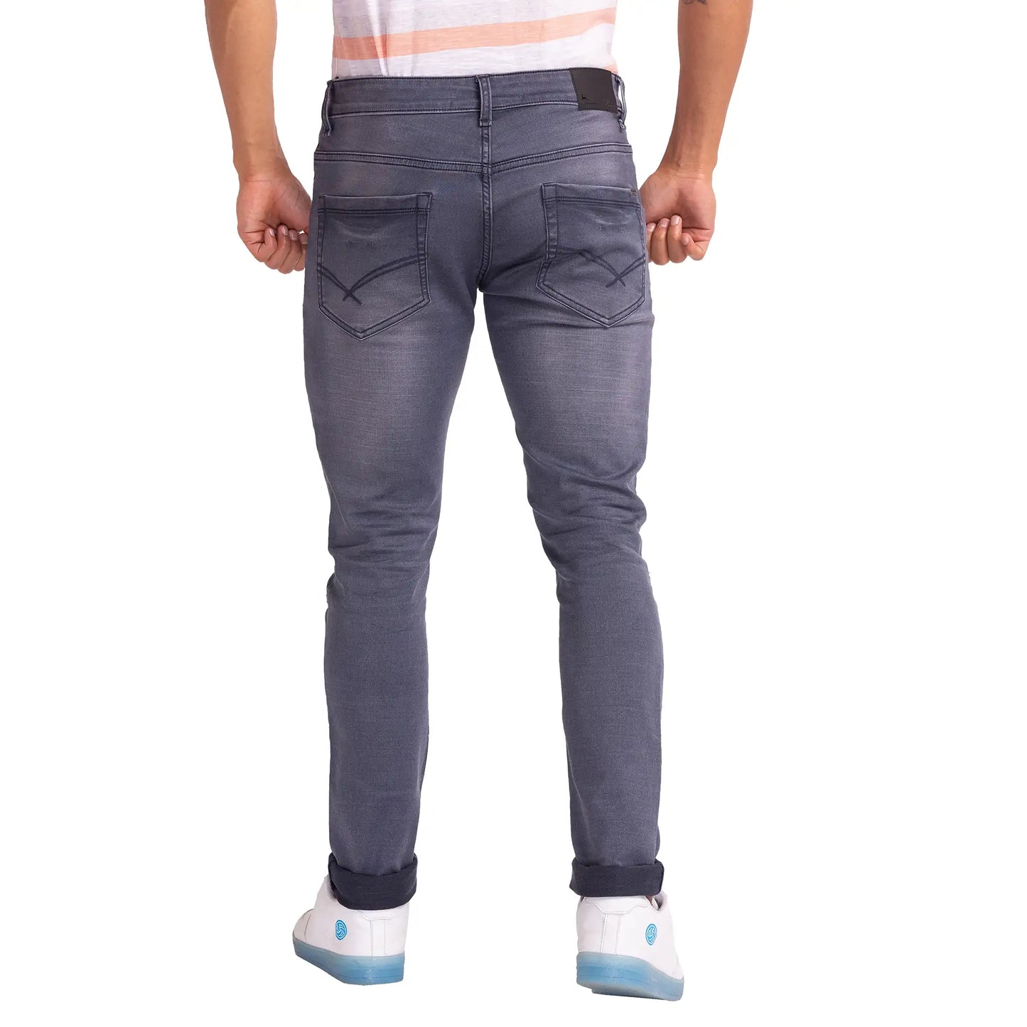 Men Skinny Fit Blue Jeans