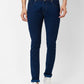 Parx Skinny Fit Solid Fancy Blue Jeans