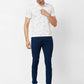 Parx Skinny Fit Solid Fancy Blue Jeans