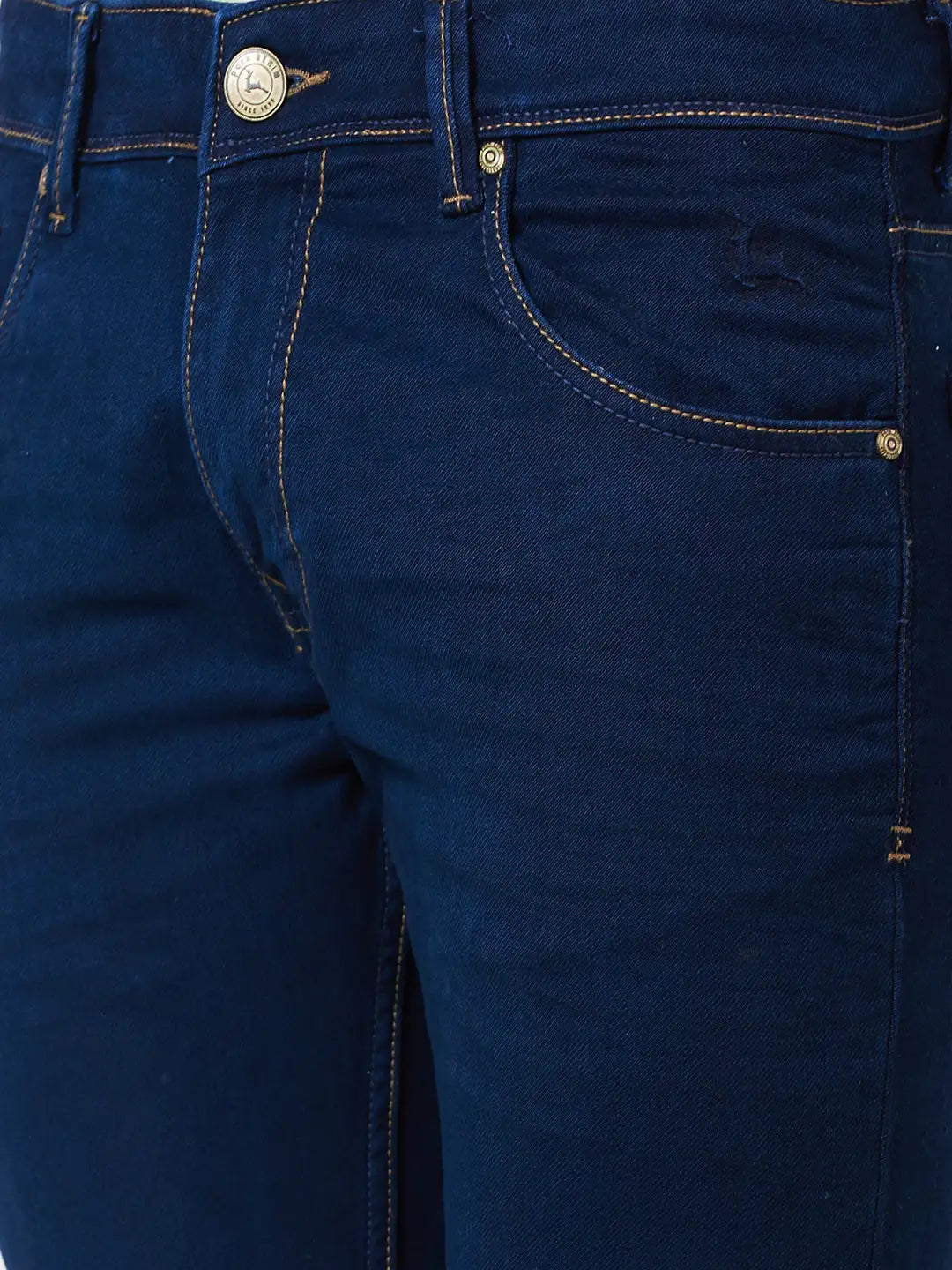 Parx Skinny Fit Solid Fancy Blue Jeans