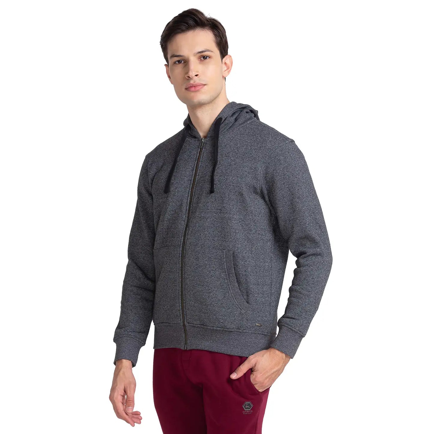 Men Regular Fit Blue Sweatshirt