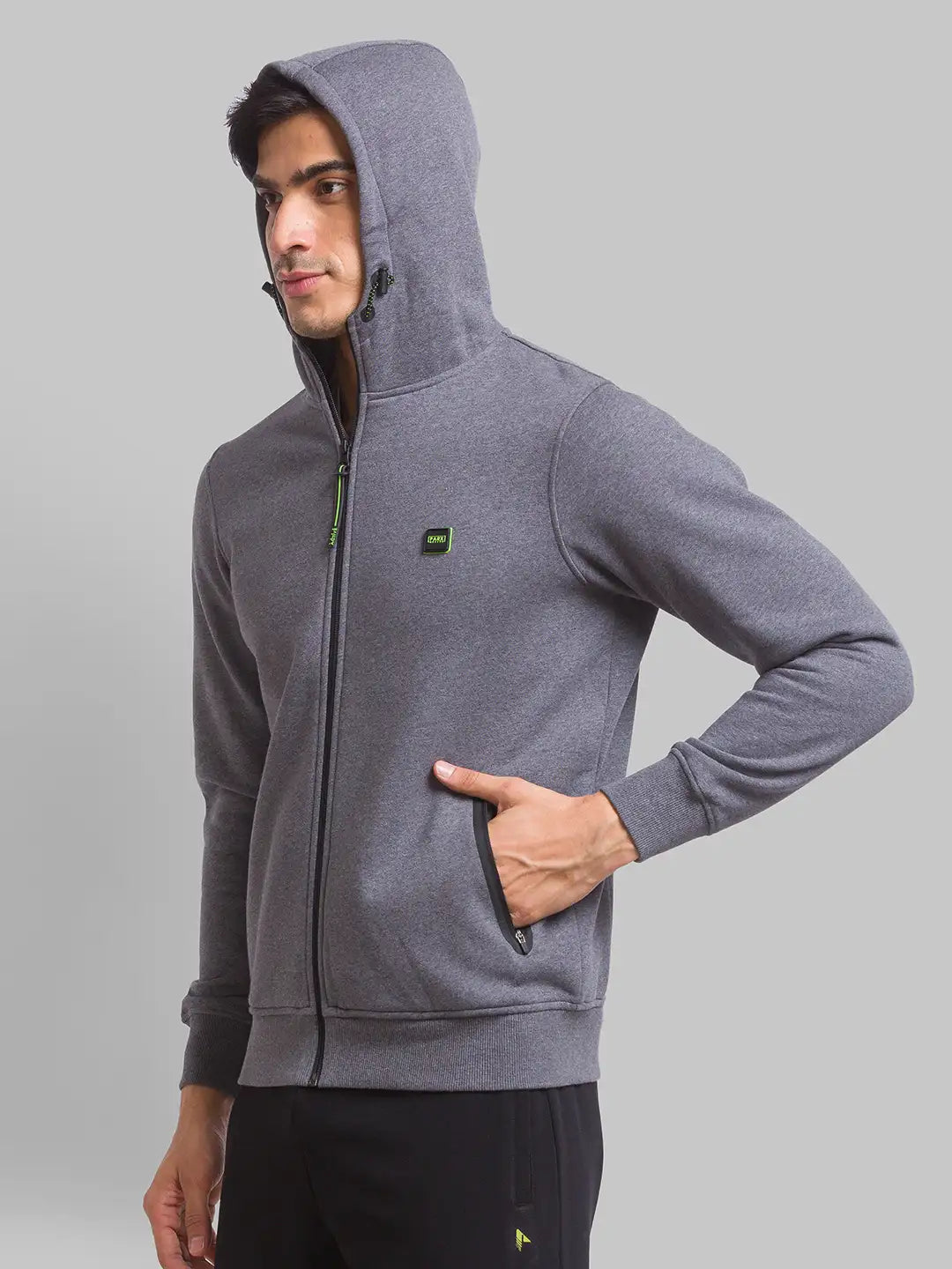 Men Regular Fit Blue Sweatshirt