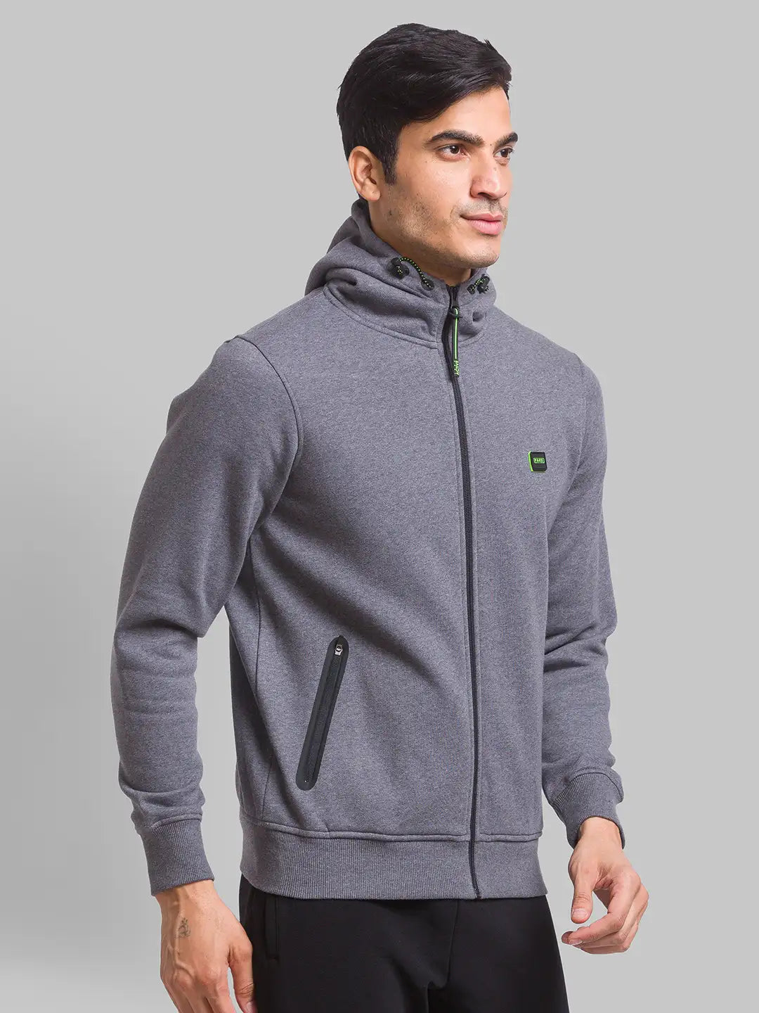 Men Regular Fit Blue Sweatshirt