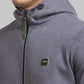 Men Regular Fit Blue Sweatshirt