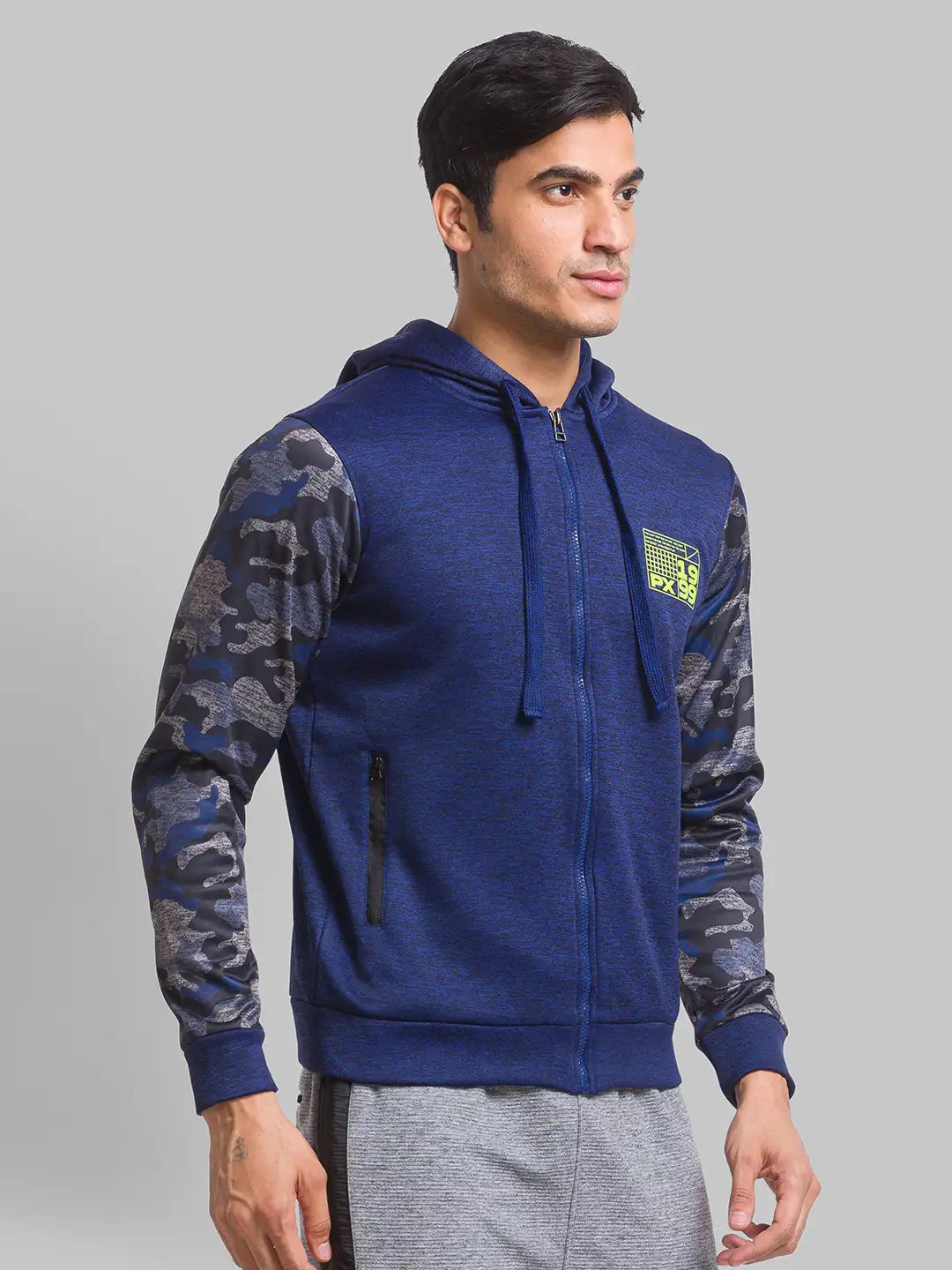 Men Regular Fit Light Grey Sweatshirt