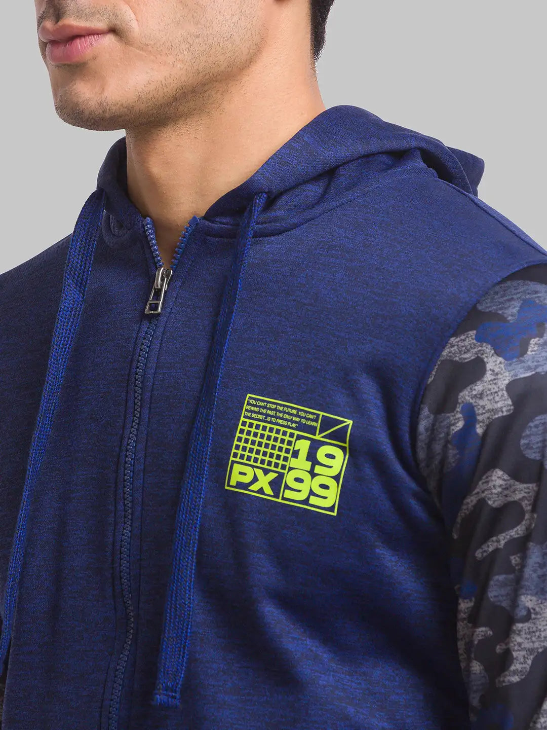 Men Regular Fit Light Grey Sweatshirt