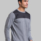 Men Regular Fit Black Sweatshirt