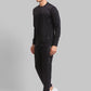 Men Regular Fit Black Sweatshirt