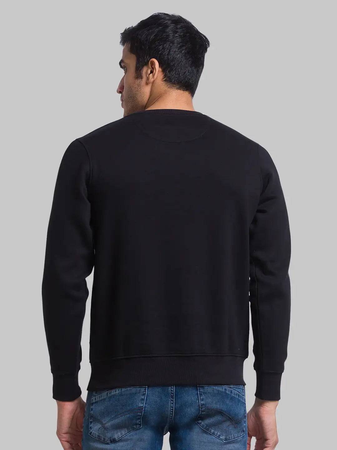 Men Regular Fit White Sweatshirt