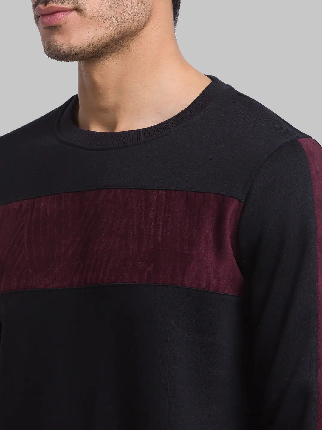 Men Regular Fit White Sweatshirt