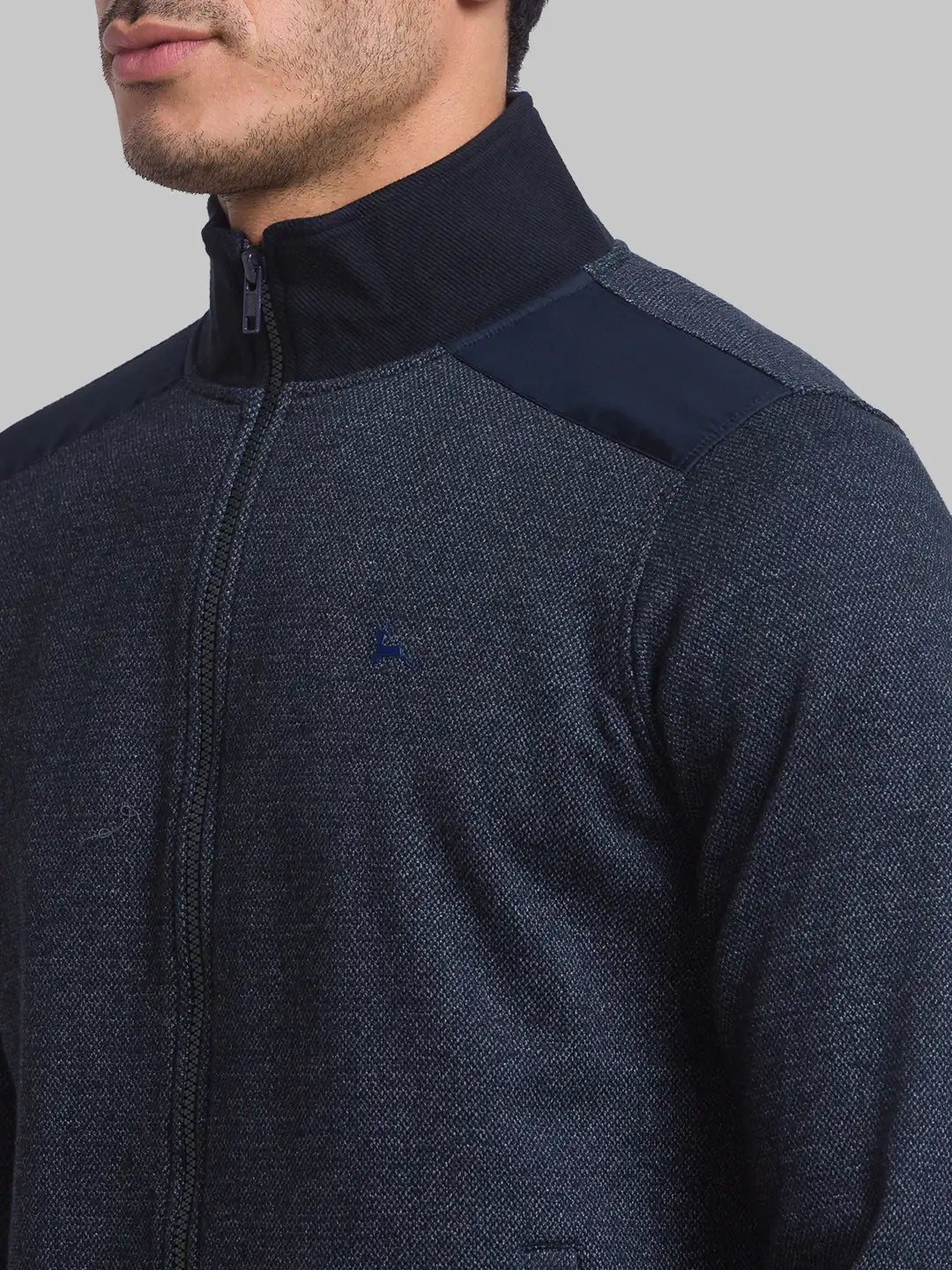 Men Regular Fit Black Sweatshirt