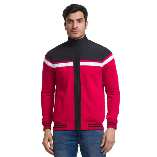 Men Regular Fit Yellow Sweatshirt