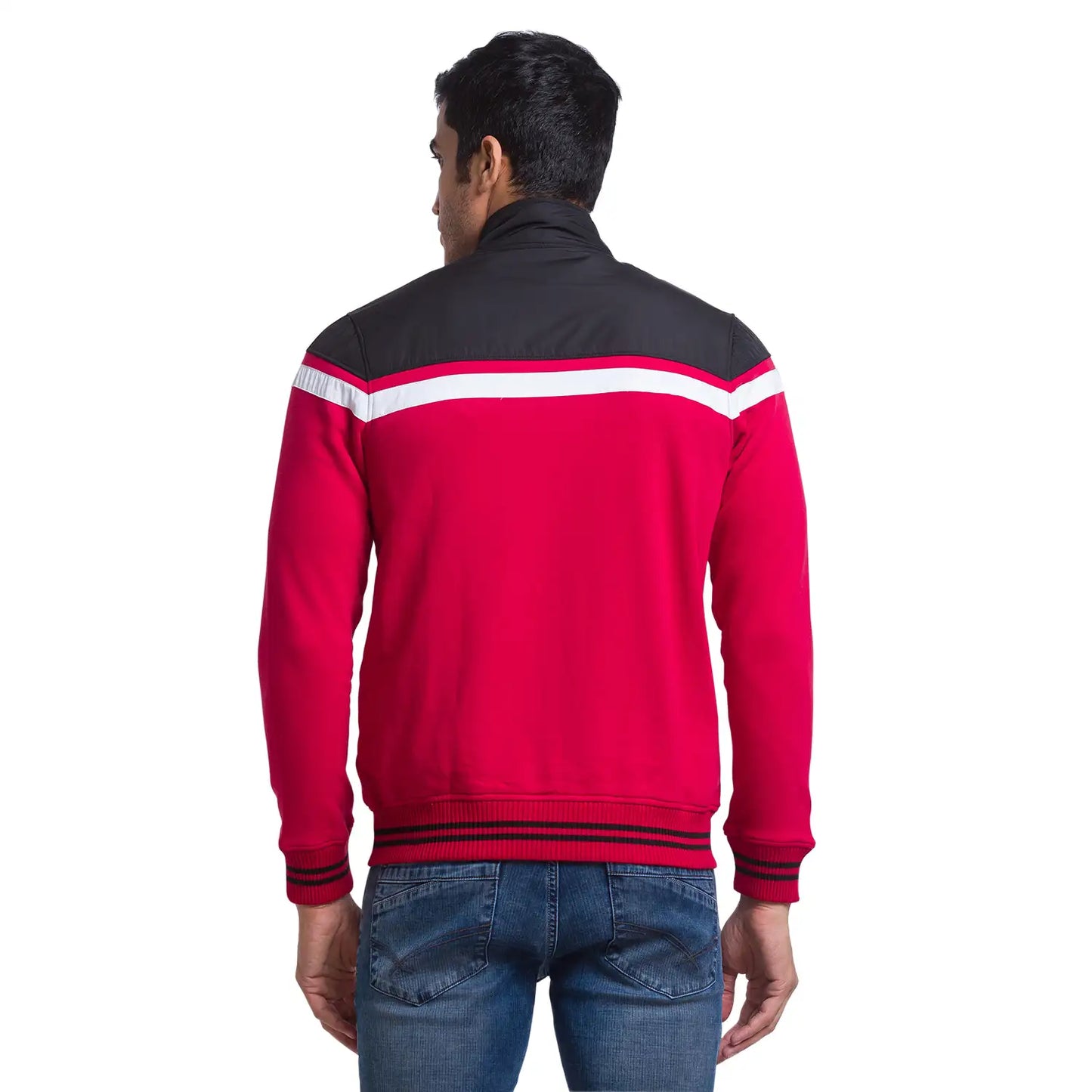 Men Regular Fit Yellow Sweatshirt