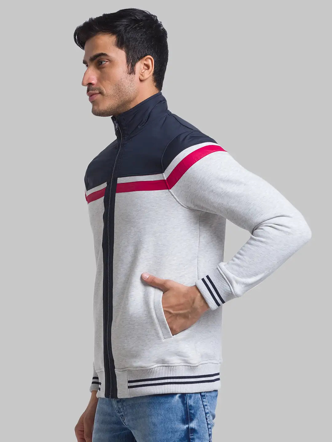 Men Regular Fit Black Sweatshirt