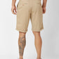 Parx Regular Fit Solid Dark Green Short