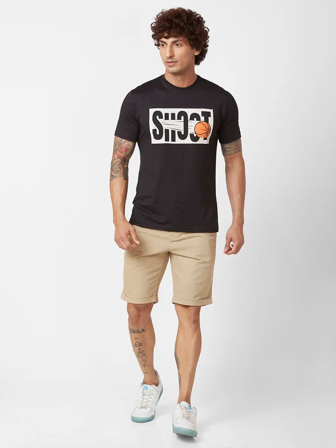 Parx Regular Fit Solid Dark Green Short