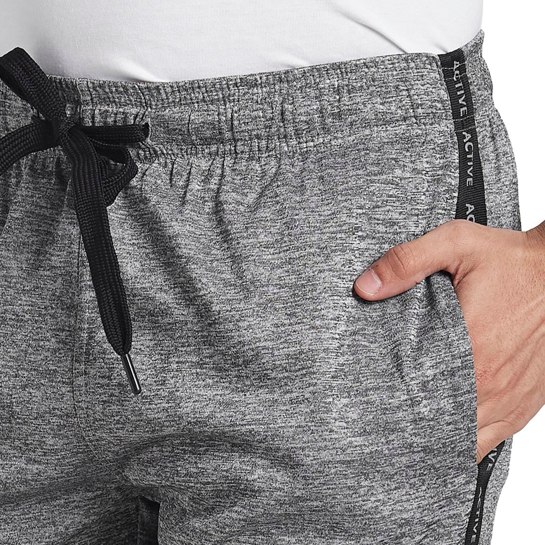 Men Grey Regular Fit Solid Polyester Shorts – MyRaymond