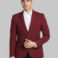 Men Regular Fit Orange Blazer