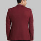 Men Regular Fit Orange Blazer
