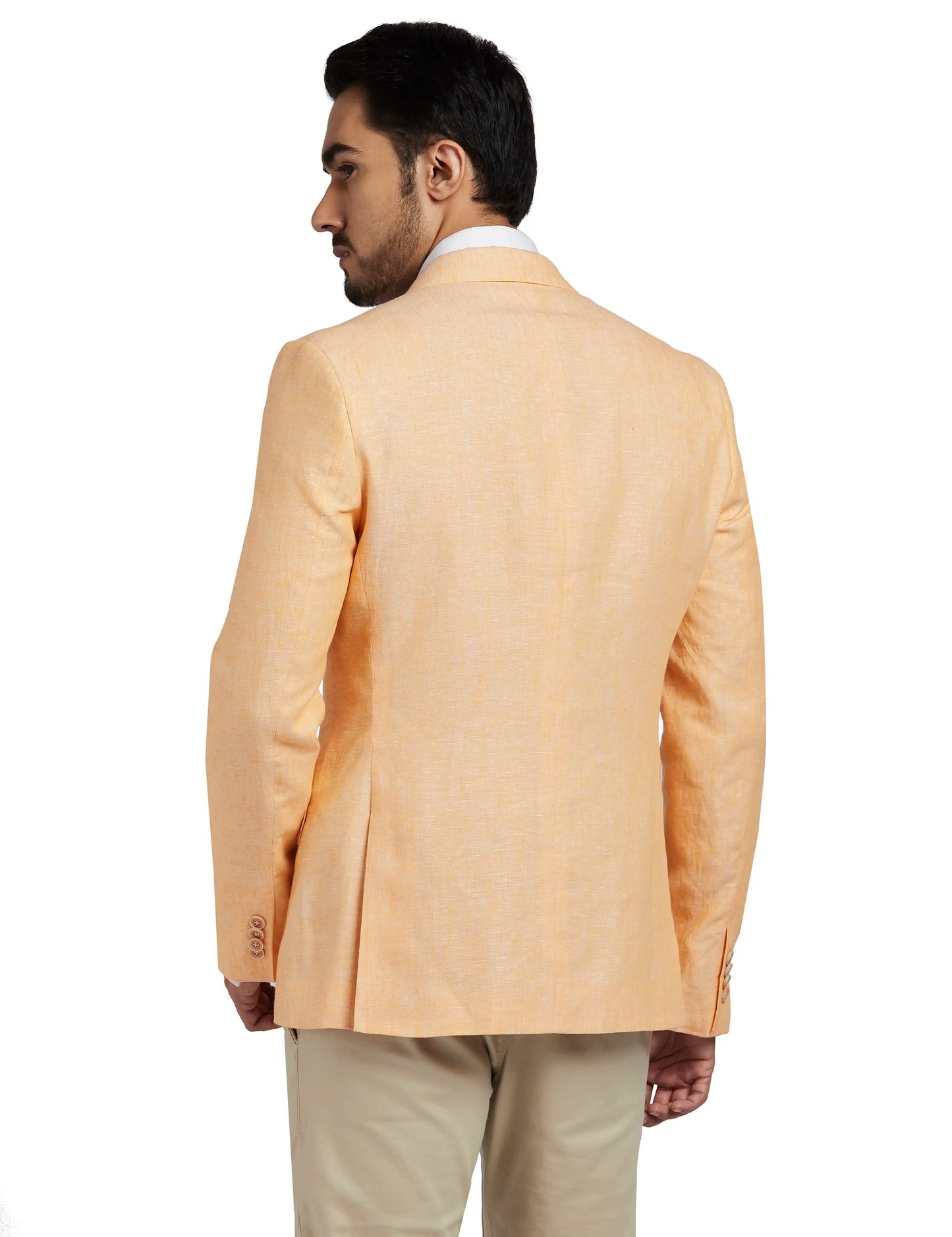 Men Slim Fit Black Blazer