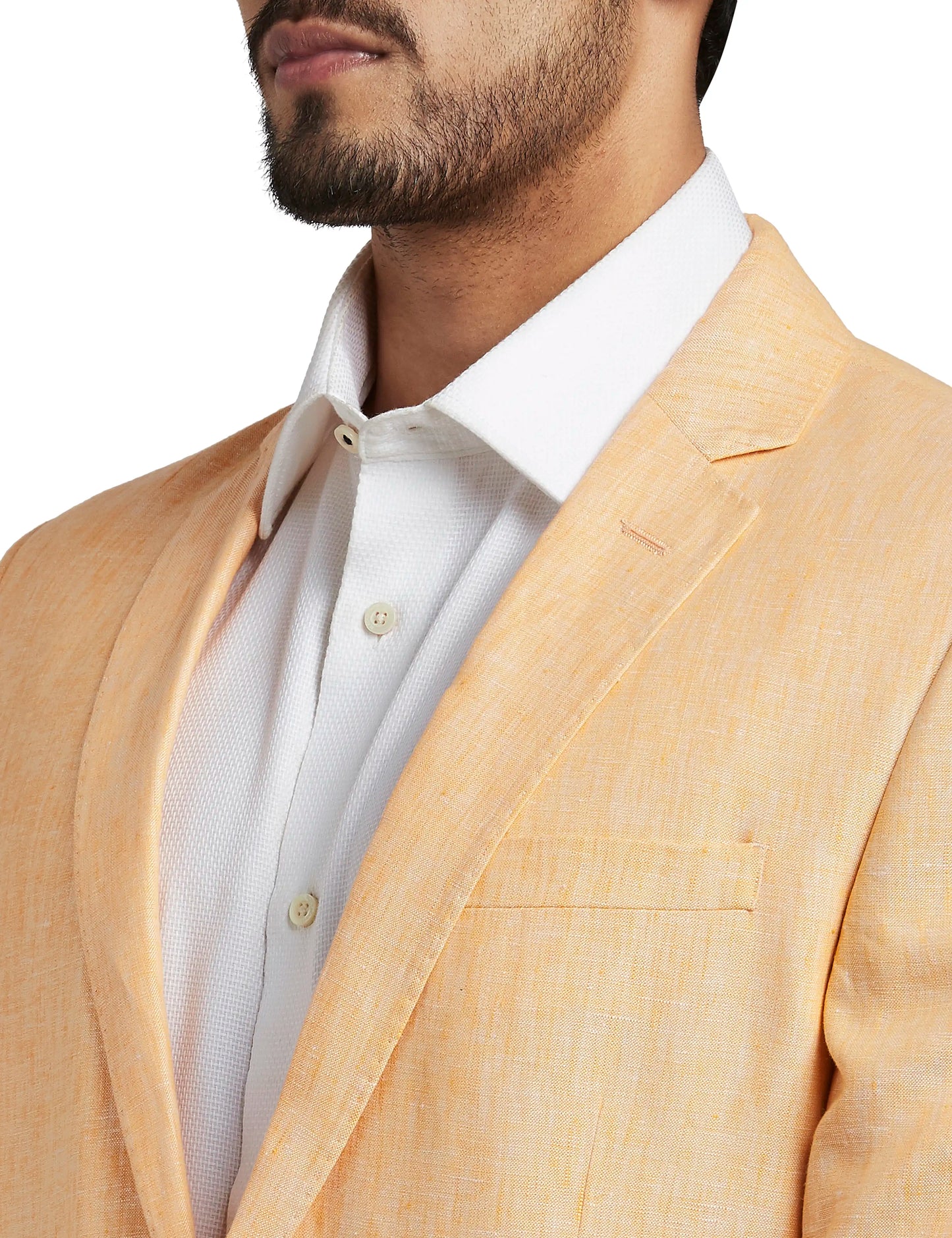 Men Slim Fit Black Blazer