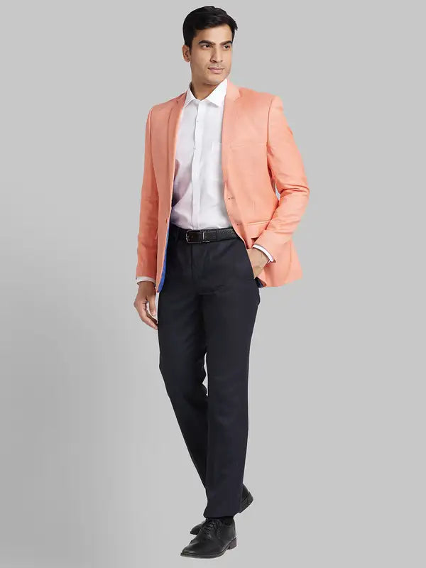 Men Slim Fit Blue Shirt