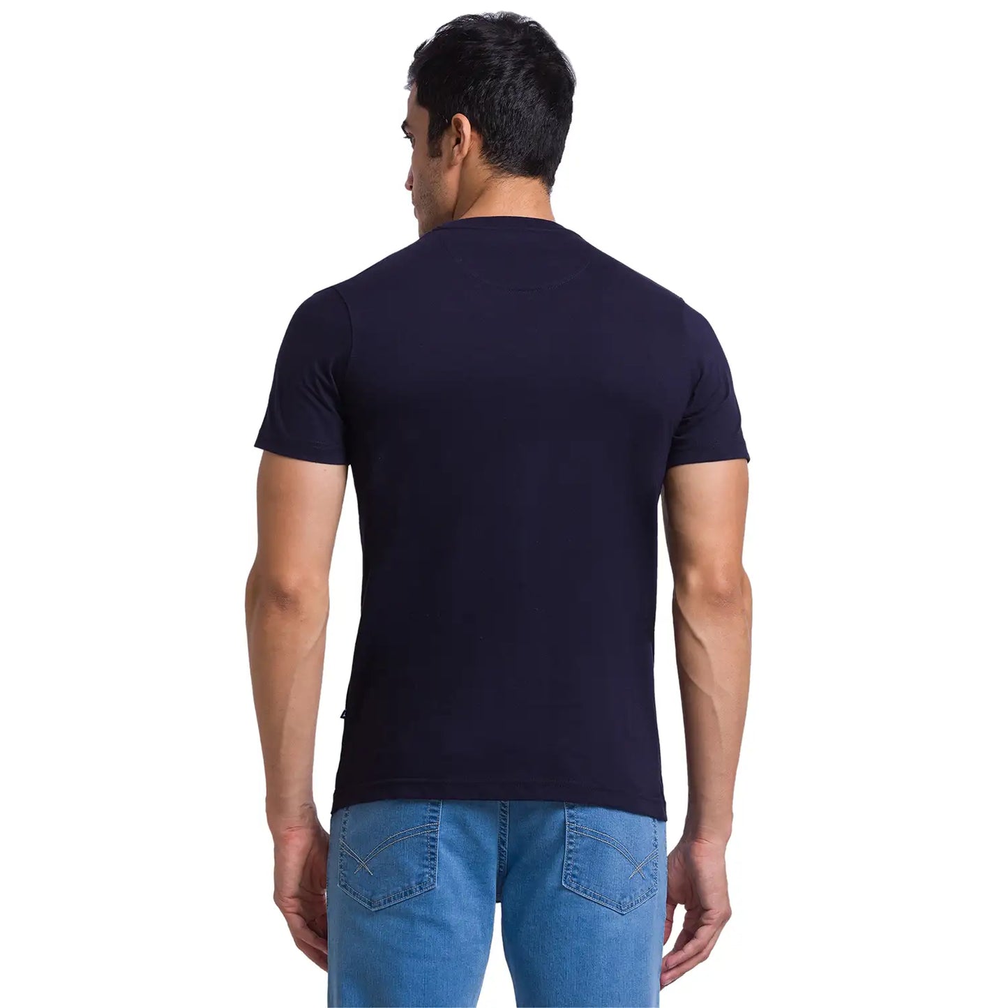 Men Slim Fit Multi-Colour T-Shirt